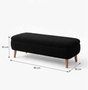 Hanah Home Rena - Banco de almacenamiento negro